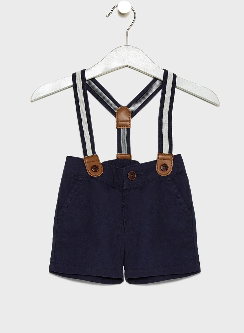 GYMBOREE Infant Suspender Shorts