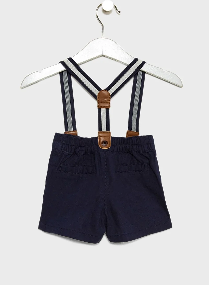 GYMBOREE Infant Suspender Shorts