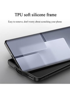STAUD Realme 12Pro Plus/12Pro+/12pro Case Cover with TPU Leather Camera Metal Len Protector 3 in 1 Anti-Scratch Anti-drop Anti-fingerprint slim light Protective Shockproof Back Cover Accessory(Black)  - Image 5