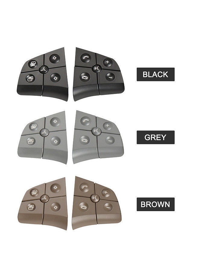 Generic - Steering Wheel Control Buttons Switch Replacement for Mercedes Benz W164 W245 W251 ML GL B R Class - Image 1