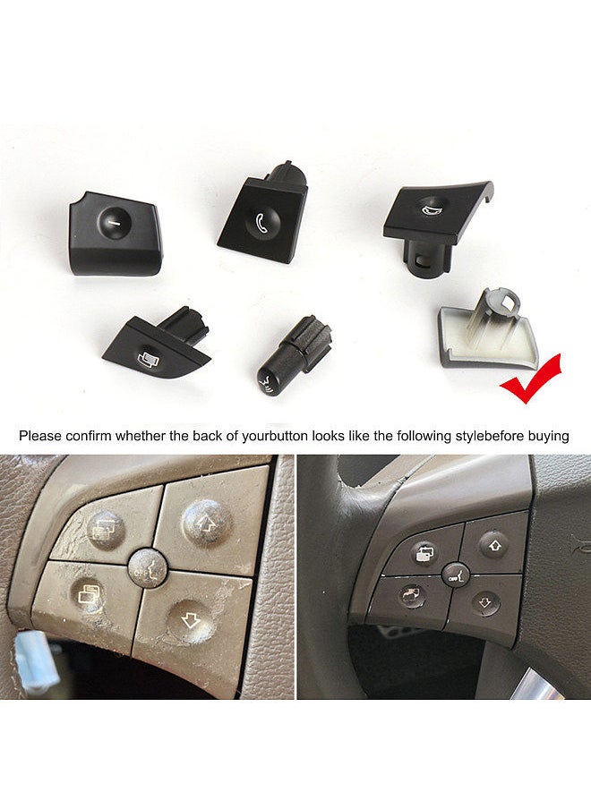 Generic - Steering Wheel Control Buttons Switch Replacement for Mercedes Benz W164 W245 W251 ML GL B R Class - Image 1