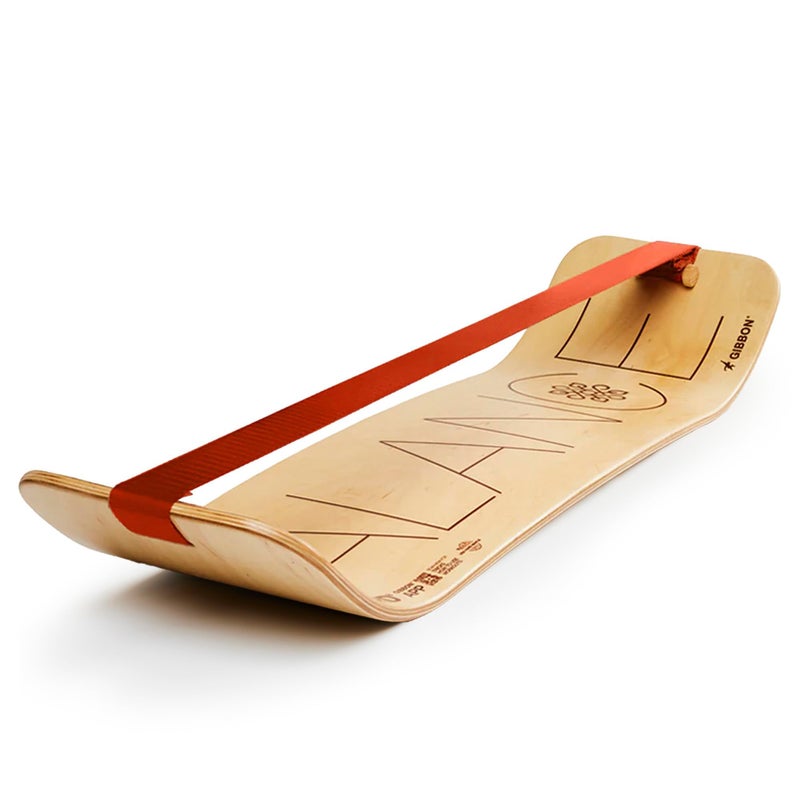 GIBBON SlackBoard - GiBoard Balance Board Kids & Adults - Slackline Balance Trainer - Slack Board Core Workout Equipment Home Gym Training - Standing Desk Exercise - Yoga, Agility, Pilates & More - Image 1