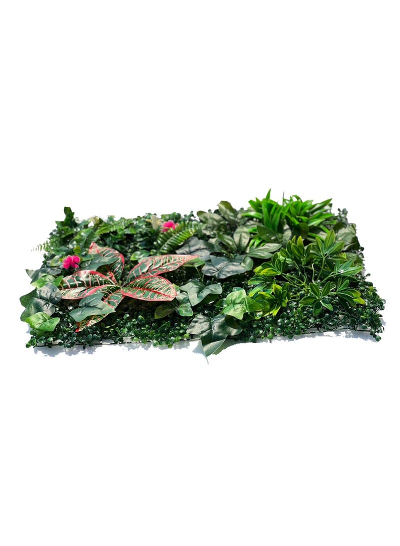 Artificial Grass Wall Panels 40x60cm – UV-Protected Faux Greenery Backdrop for Indoor/Outdoor Wall Décor, Privacy Fence Covering, Garden, Backyard, and Home Decoration - Green Plant Hedge Screen - Image 1