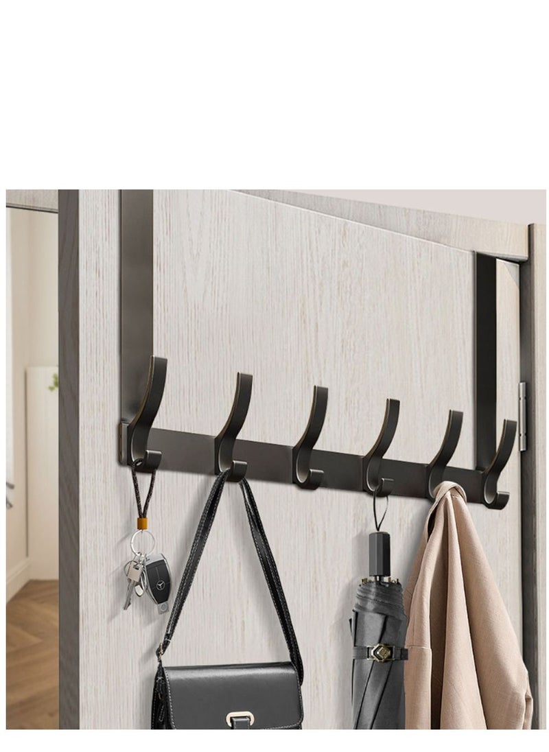 Arabest Wholesale of door hooks, space aluminum, non perforated bathroom hooks, bedroom storage, hanger hooks, wall hanger hooks, black  - Image 1