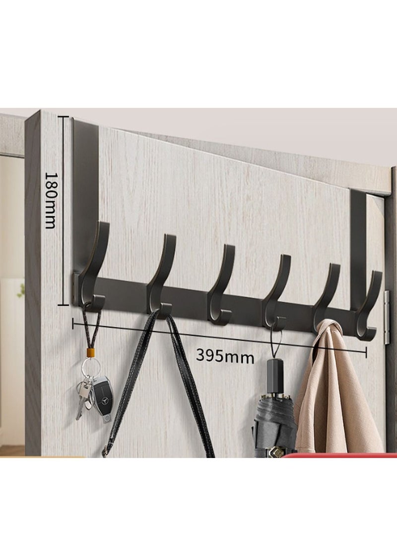 Arabest Wholesale of door hooks, space aluminum, non perforated bathroom hooks, bedroom storage, hanger hooks, wall hanger hooks, black  - Image 4