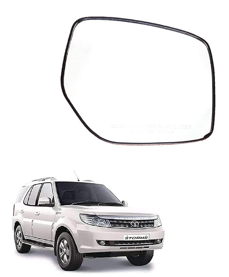 STYCARO - Side View Mirror Glass Plate for Tata Safari Dicor/Storme 2012 2019 Model (Non Heated) (RIGHT DRIVER SIDE) - Image 1