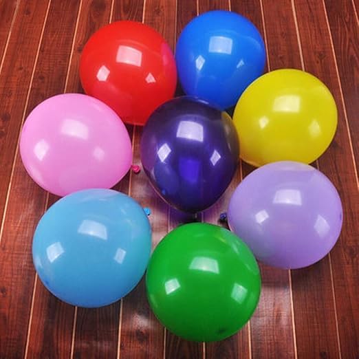 BRIJBAZAAR Rubber Multicolor Balloons For Birthday - Pack Of 101Pcs, Happy Birthday Decoration Kit | Multicolor Balloons Decoration For Birthday | Balloon Decoration Kit | Birthday Decoration Items - Image 5