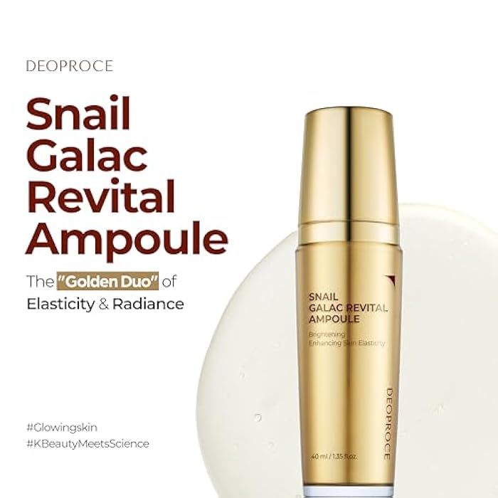 DEOPROCE أمبول ديوبرس حلزون غالاكس 40 مل | سيروم مرطب ومشدود للوجه مع مخاط الحلزون، مخاط النبات وغالاكتوميسيس لبشرة ناعمة ومشرقة | عناية بالبشرة كورية خفيفة الوزن وغير لزجة - Image 2