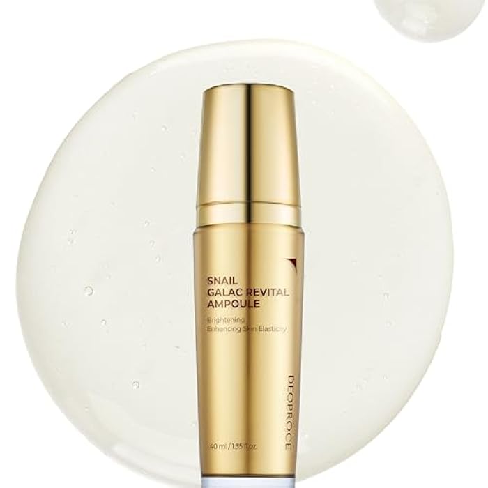 DEOPROCE أمبول ديوبرس حلزون غالاكس 40 مل | سيروم مرطب ومشدود للوجه مع مخاط الحلزون، مخاط النبات وغالاكتوميسيس لبشرة ناعمة ومشرقة | عناية بالبشرة كورية خفيفة الوزن وغير لزجة - Image 1