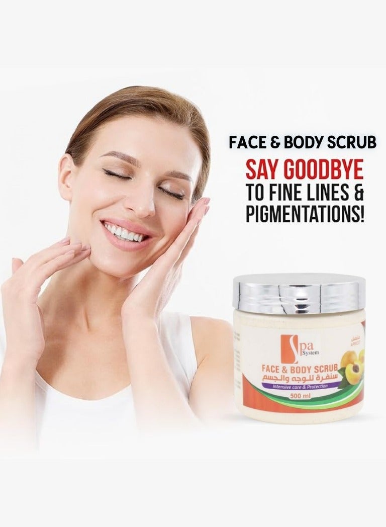 سبا سيستم صنفرة المشمش للوجه والجسم 500مل - Image 2