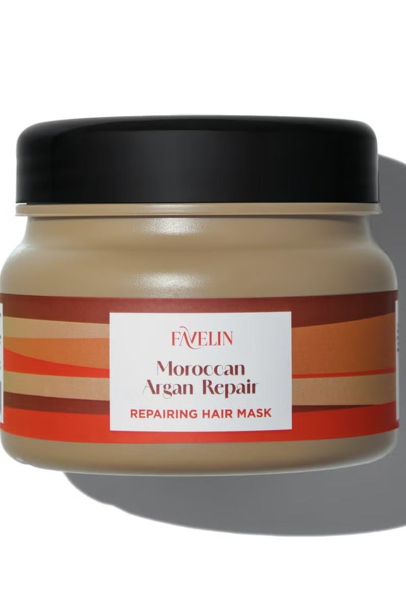 Moroccan Argan Repairing Hair Mask | Infused with Collagen Keratin Pro-Vitamin B5 | 300 Ml