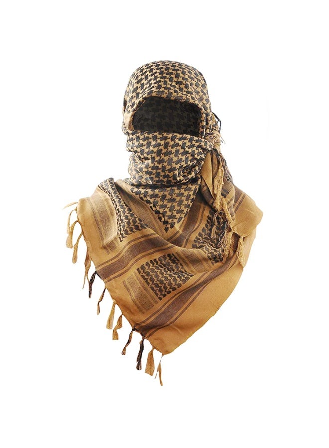 Military Shemagh Tactical Desert Scarf / 100% Cotton Keffiyeh Scarf Wrap for Men And Women - Image 1