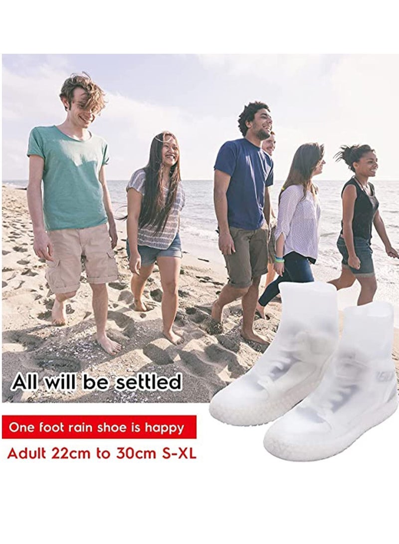 Y&D Bottom rain Shoe Covers, Waterproof Non-Slip wear-Resistant, Bicycle Boots Sports, Reusable Foldable, Super Stretchy Even Size Men and Women Universal Models  - Image 4