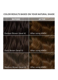 Madison Reed Radiant Hair Color Kit, Medium Golden Brown for 100% Gray Coverage, Ammonia-Free, 6NGV Tuscany Brown, Permanent Hair Dye, Pack of 1  - Image 5