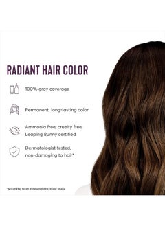 Madison Reed Radiant Hair Color Kit, Medium Golden Brown for 100% Gray Coverage, Ammonia-Free, 6NGV Tuscany Brown, Permanent Hair Dye, Pack of 1  - Image 4