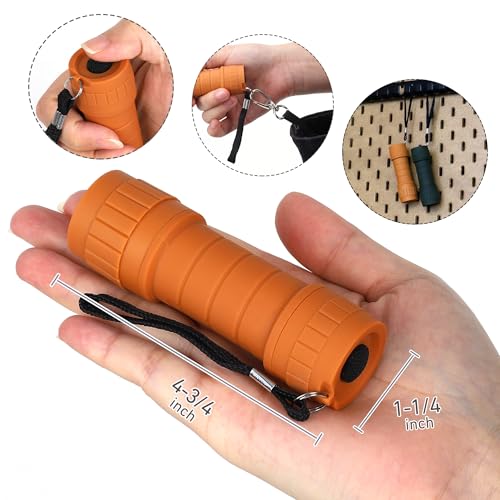 SEAMAGIC 10-Pack Professional Outdoor Mini Flashlights Set, Super Bright 100 Lumen LED Flashlights, Small Flashlights Pack with 30-piece AAA Dry Batteries Included - Image 5
