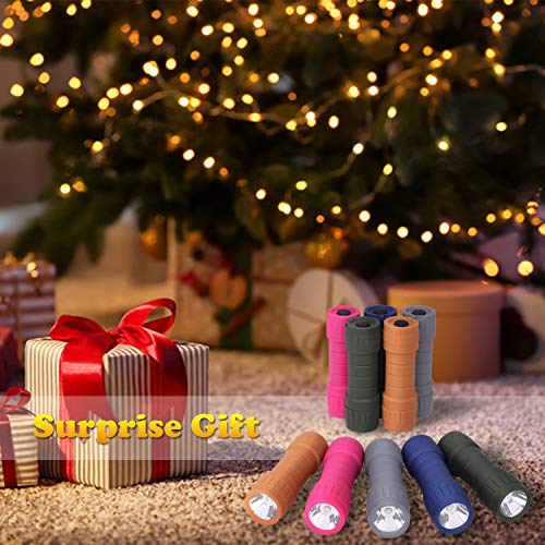 SEAMAGIC 10-Pack Professional Outdoor Mini Flashlights Set, Super Bright 100 Lumen LED Flashlights, Small Flashlights Pack with 30-piece AAA Dry Batteries Included - Image 2