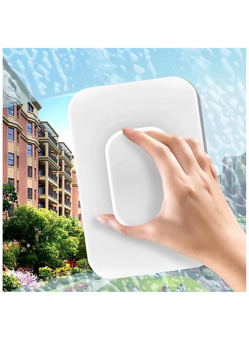 Magnetic Window Cleaner, Outside Window Cleaner Tool, Double Sided Glass Wiper, Tall Building Cleaning Brush, Glass Wiper Window Cleaning Tool for Glass Windows Thickness 3mm to 10mm - Image 1