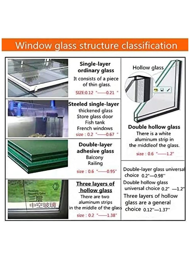 Magnetic Window Cleaner, Outside Window Cleaner Tool, Double Sided Glass Wiper, Tall Building Cleaning Brush, Glass Wiper Window Cleaning Tool for Glass Windows Thickness 3mm to 10mm - Image 5