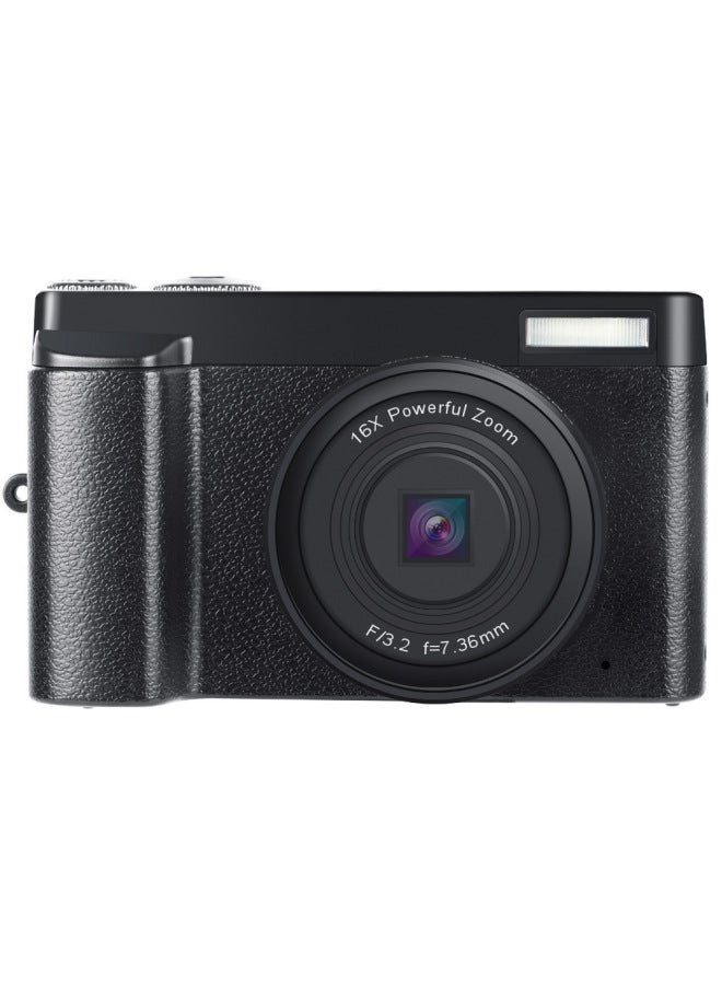 Generic Hd Retro Digital Camera Camera Portable Micro Slr Camera Vlog Student Micro Single Camera-Body Color:64g Memory Card  - Image 5