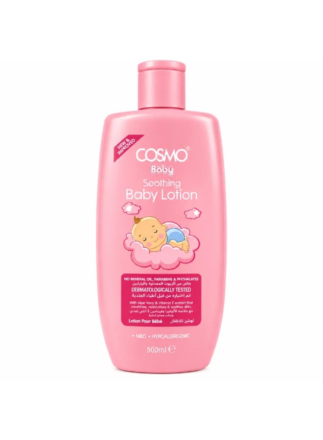 Cosmo Baby Lotion 500ml Aloe Vera And Vitamin E