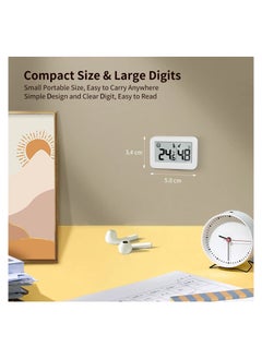SYOSI Mini Hygrometer Indoor Thermometer, 2-Pack Hight Accurate Temperature and Humidity Monitor, Humidity Gauge with Degrees Fahrenheit (℉), Humidity Meter Digital for Greenhouse Babyroom Closet  - Image 2
