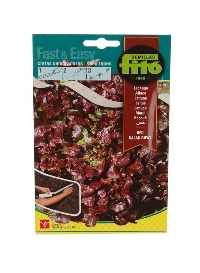 فيتو سريع وسهل سلطة حمراء خس وبذور الشريط من سيميلاس فيتو - Image 2