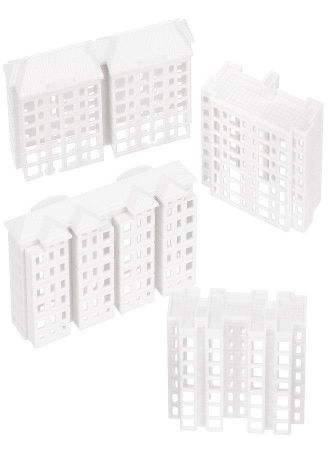 Vaguelly Miniature Apartment Building Model - Lightweight Plastic 2.99X1.38X0.83 Inches for DIY Landscape Decor Dollhouse Accessories and Sand Table Layout - Image 1