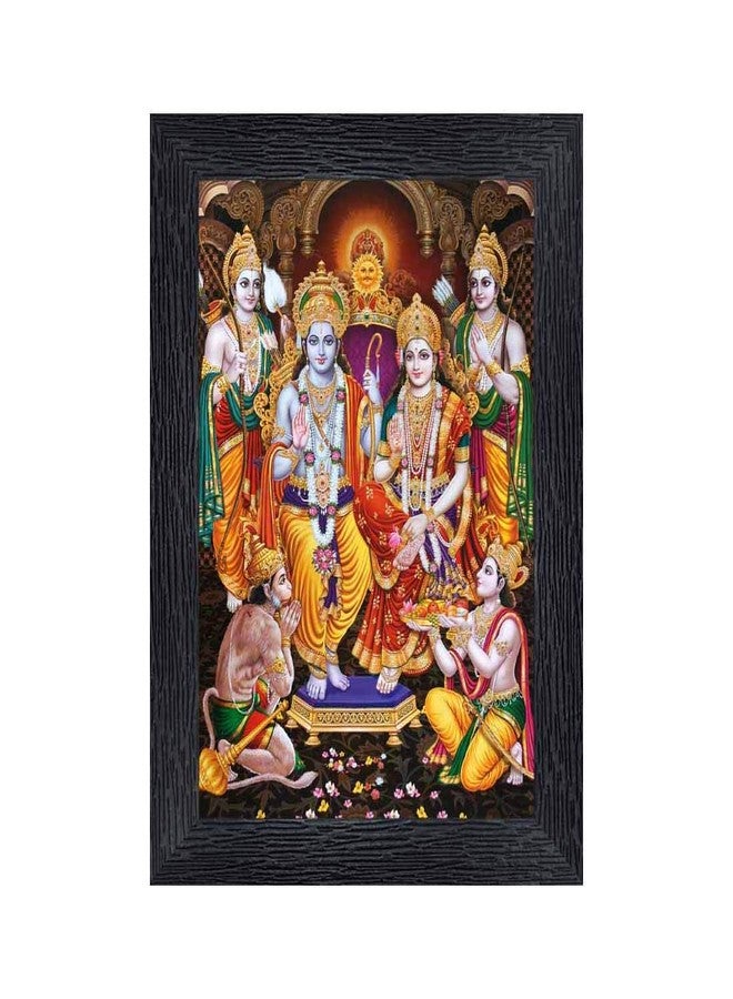 PNF Poster And Frames Ram Darbar Wooden Photo Frame With Acrylic Sheet | For Living, Pooja Room | Home Decoration Item | Best Gifting Option (8x6inch) 20158 - Image 1