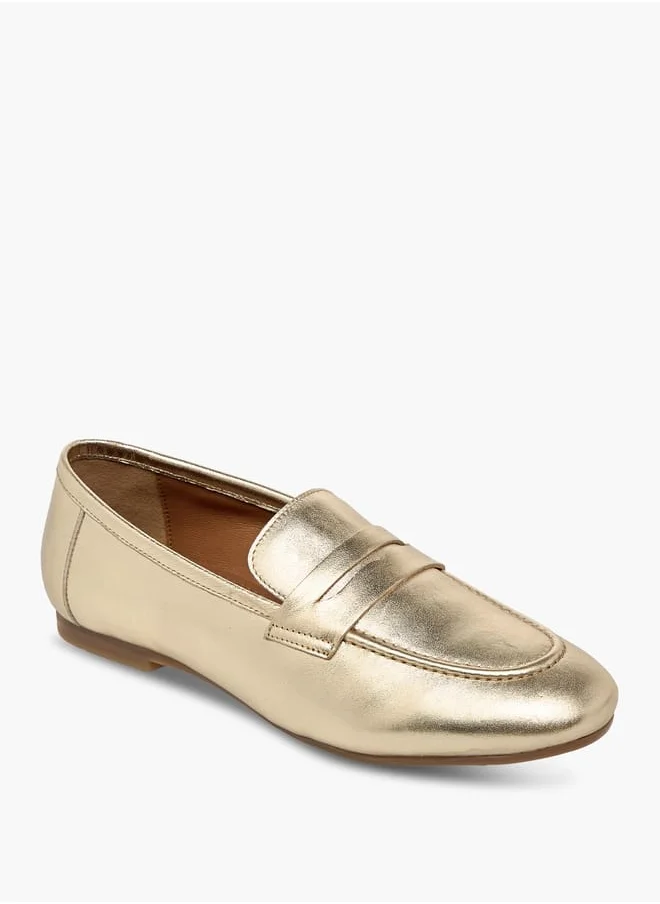 بابريكا Women's Leather Slip-On Loafers