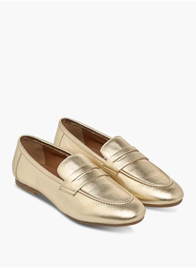 بابريكا Women's Leather Slip-On Loafers