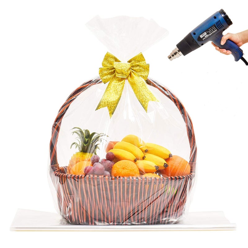 LazyMe حقائب تغليف سيلوفان كبيرة LazyMe بحجم 32x40 بوصة - عبوة 10