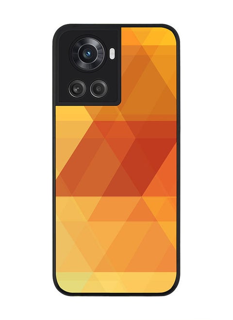 Rugged Black edge case for OnePlus 10R 5G/OnePlus Ace 5G Slim fit Soft Case Flexible Rubber Edges Anti Drop TPU Gel Thin Cover - Yellow Fever