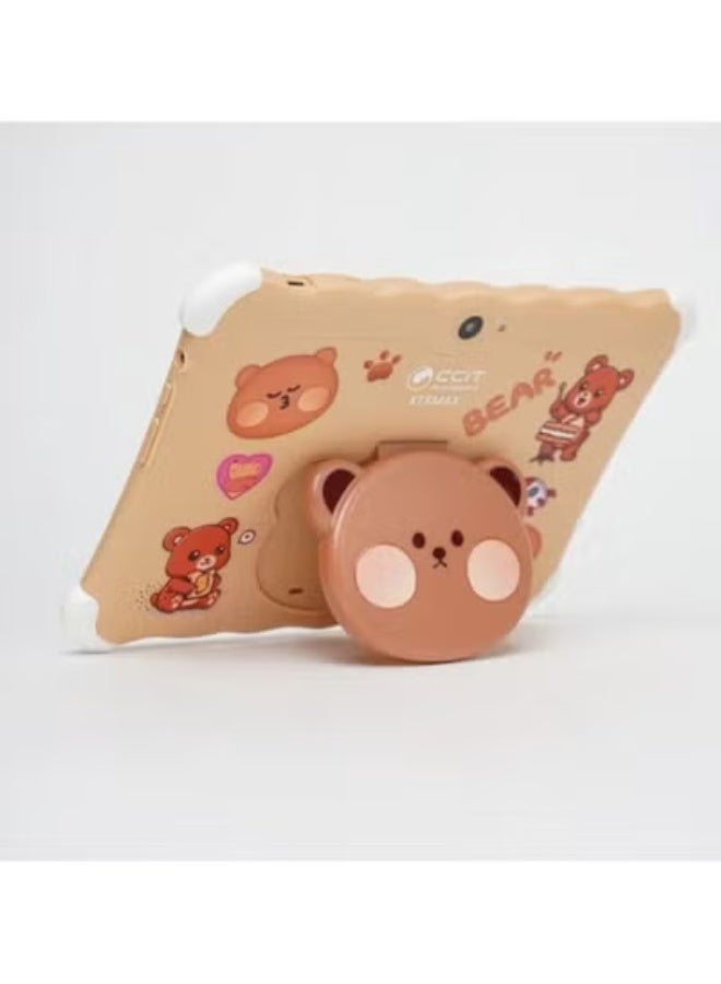 CCIT KT8 Max 10.1-Inch Android Tablet | 8GB RAM, 256GB ROM | Octa-Core Processor for Smooth Multitasking | Dual SIM 4G LTE + Wi-Fi | 8000mAh Long Battery Life | Includes Keyboard & Mouse | Ideal for Online Learning, Work, Streaming & Gaming | Brown - Image 5