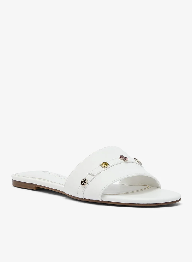 GUESS  Tasam Flat Sandals for Women | Best Price UAE