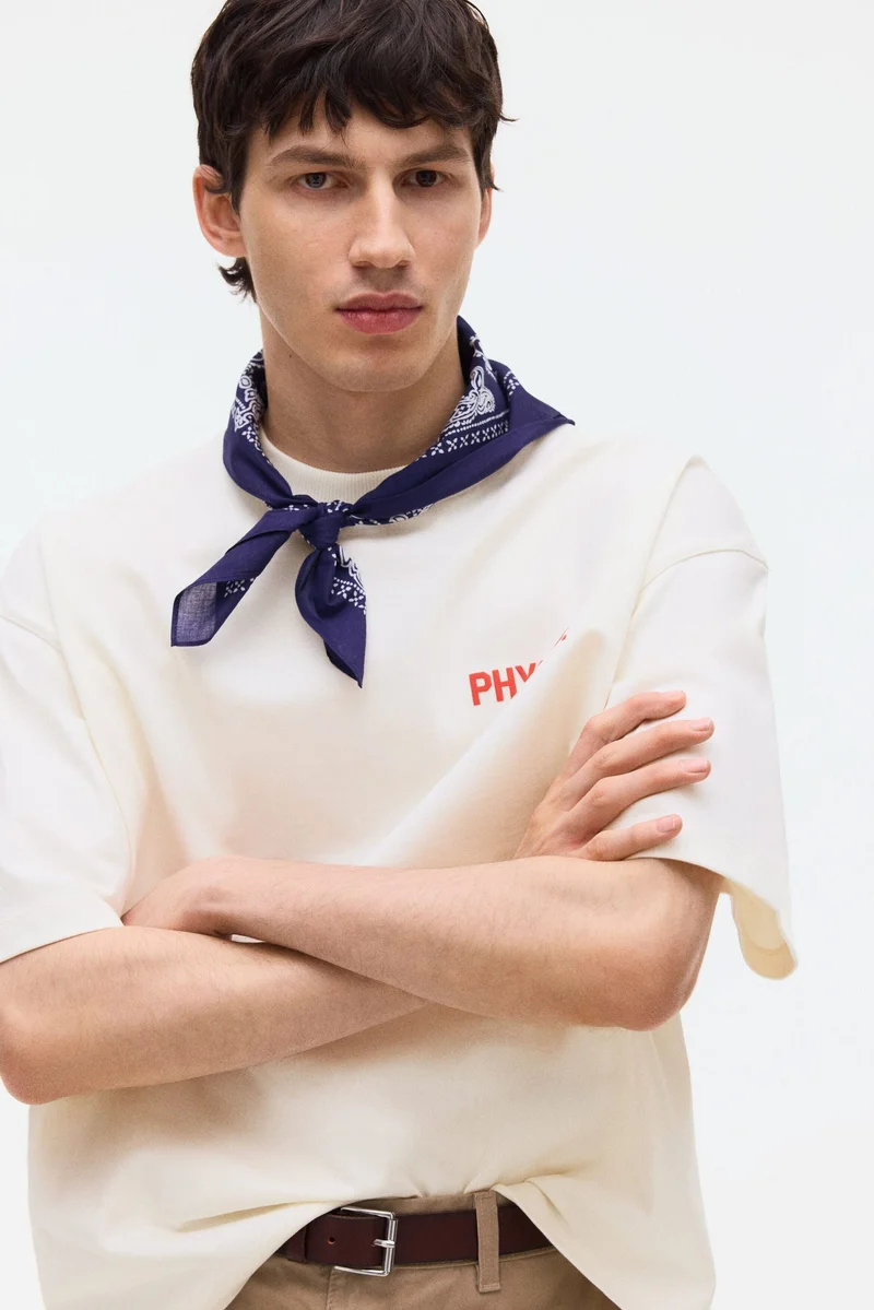 H&M Oversized Fit Printed T-shirt