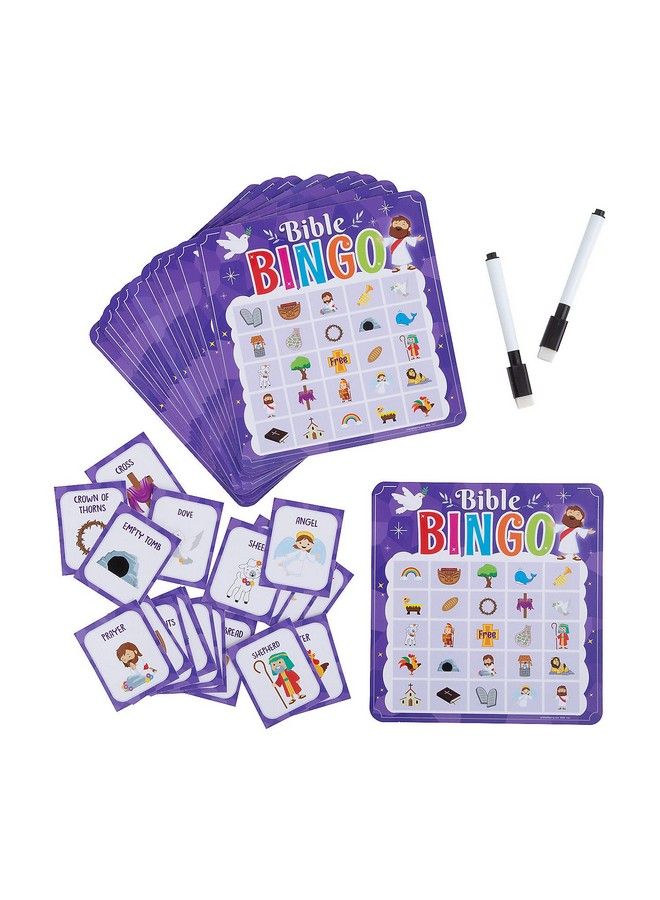 Fun Express Bible Dry Erase Bingo Game - Image 1