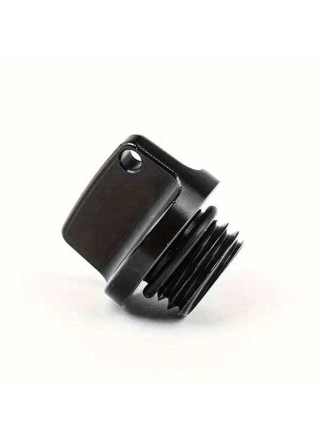 Black Motorcycle M20x2 5 Piston Cover Engine Oil Fill Screw Cap Plugs Universal Parts - Image 1