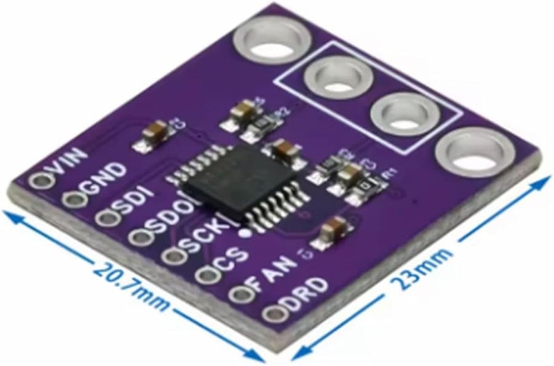 Blue MAX31856 High Accuracy Temperature Sensor Development Board SPI I2C Module - Image 4