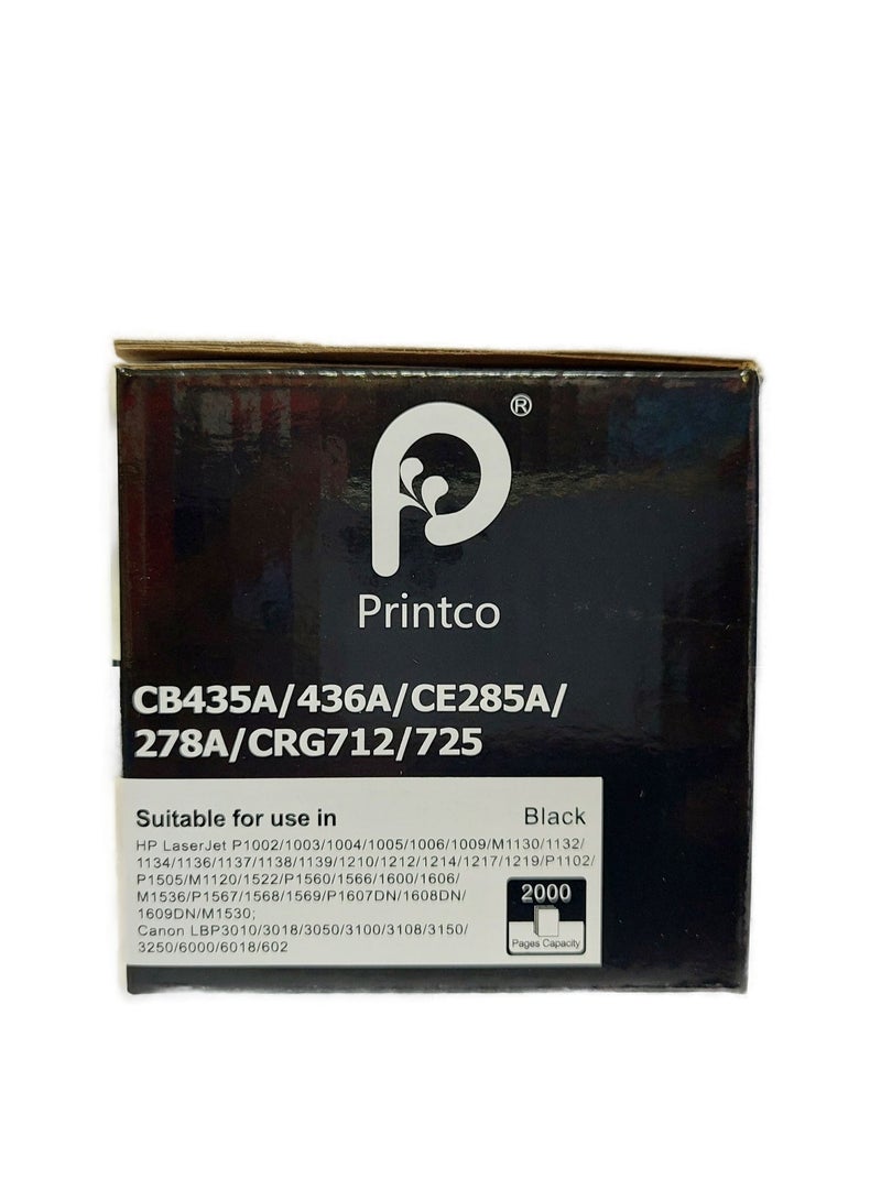 PRINTCO 85A CE285A Compatible Black Toner Cartridge for HP LaserJet P1005 P1006 P1102 P1102W P1109W M1132 M1212nf M1217nfw & Canon LBP6000 LBP6030W MF3010 | 2,000 Pages - Image 4