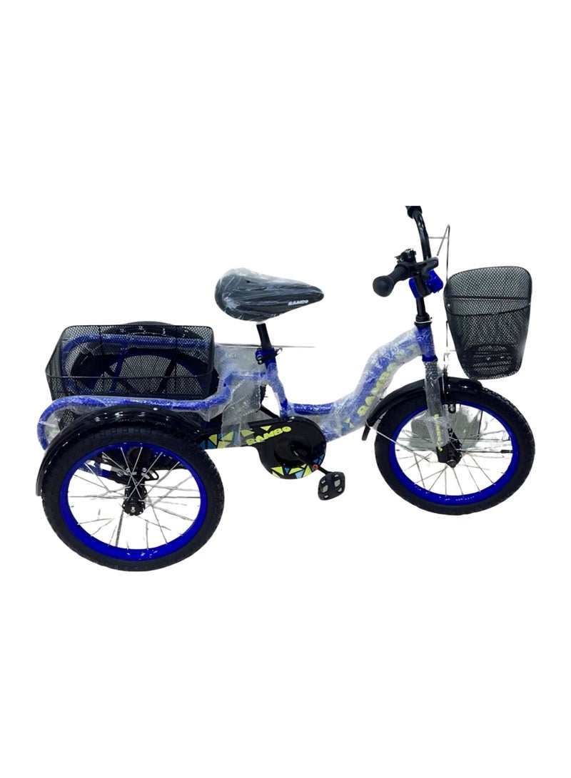 رامبو دراجة ثلاثية العجلات سريعة بثلاث عجلات مقاس 16