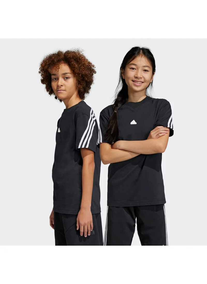 اديداس Unisex Future Icons 3 Stripes T-Shirt