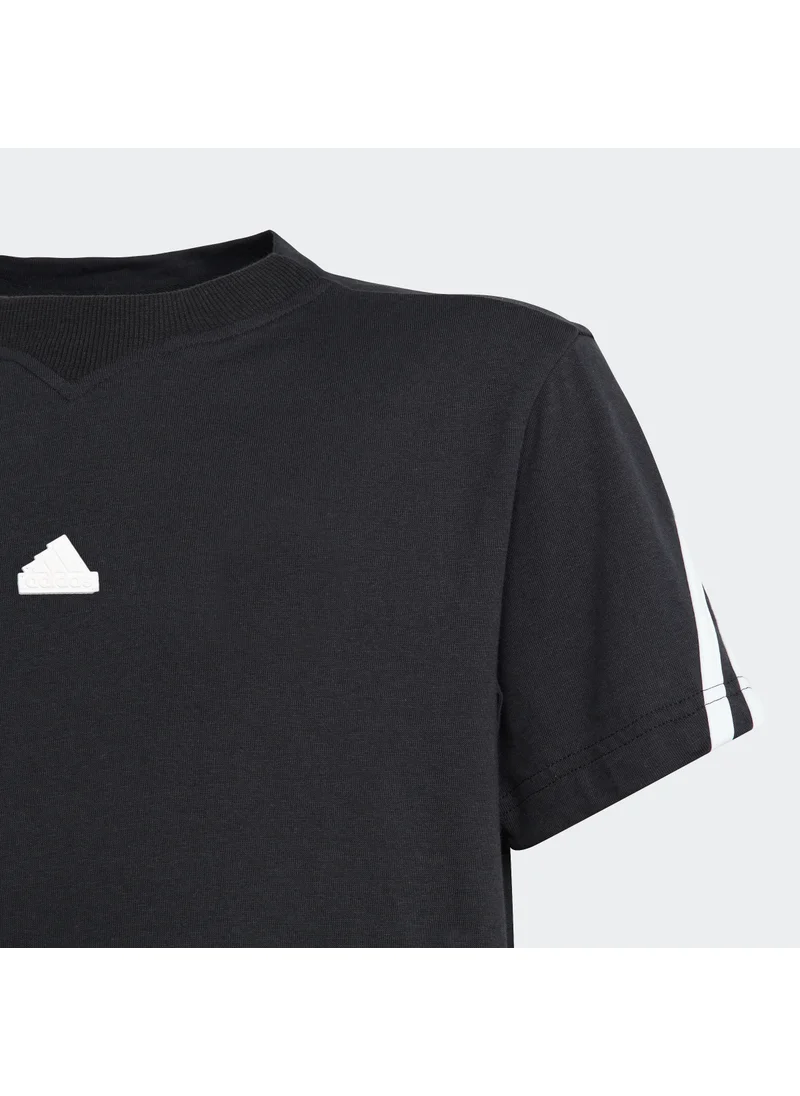 اديداس Unisex Future Icons 3 Stripes T-Shirt