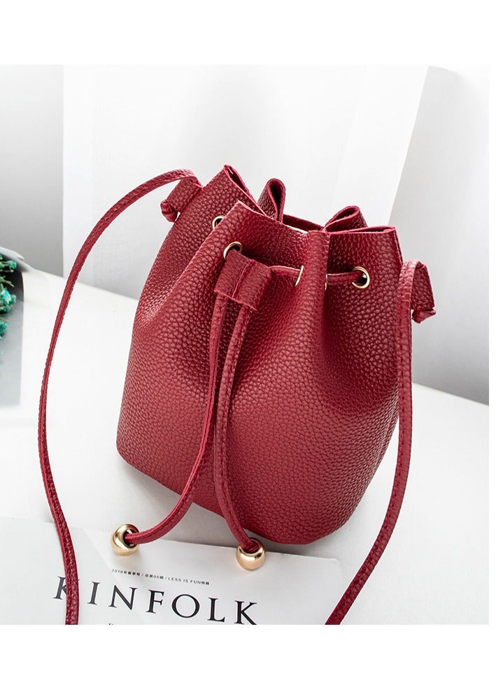 Ladies pebbled shoulder crossbody bag