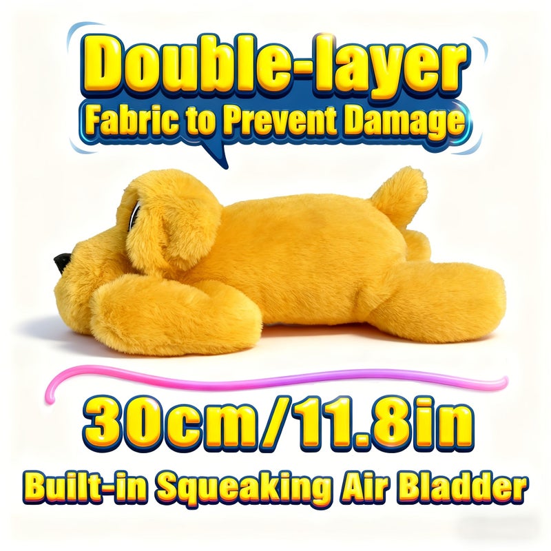 Double Thickened ZONG-GOU-081 Plush Pillow Toy Safe Skin Friendly Cute Companion For Kids Bedroom Sofa And Pet - Image 1