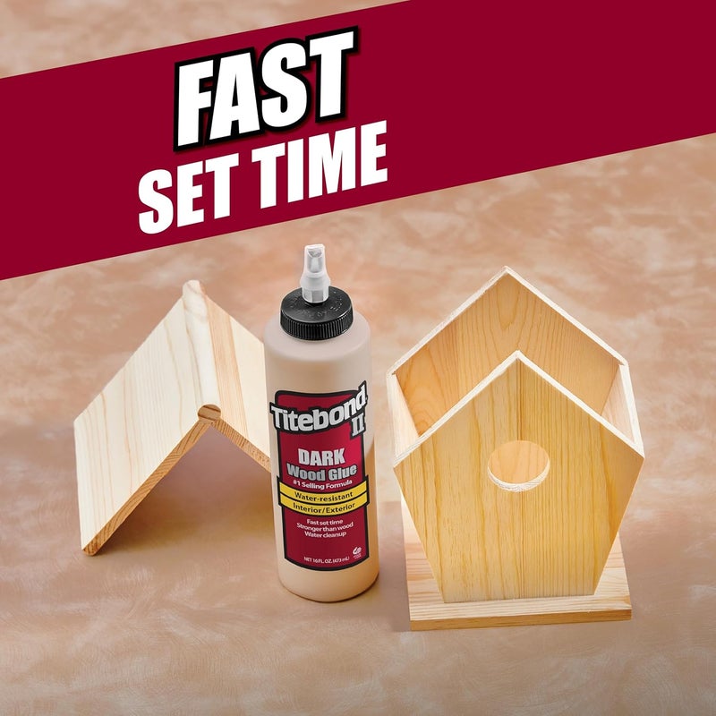 Titebond Franklin 3704Wood GLUES Titebond Dark Glue Pint - Image 4