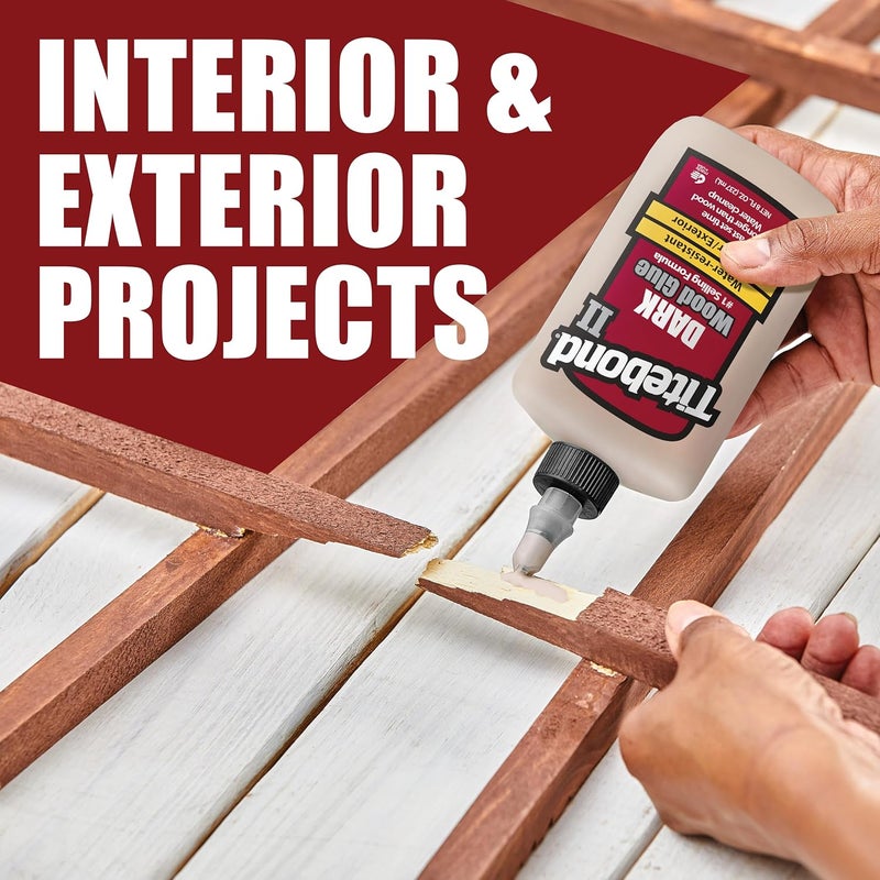 Titebond Franklin 3704Wood GLUES Titebond Dark Glue Pint - Image 5