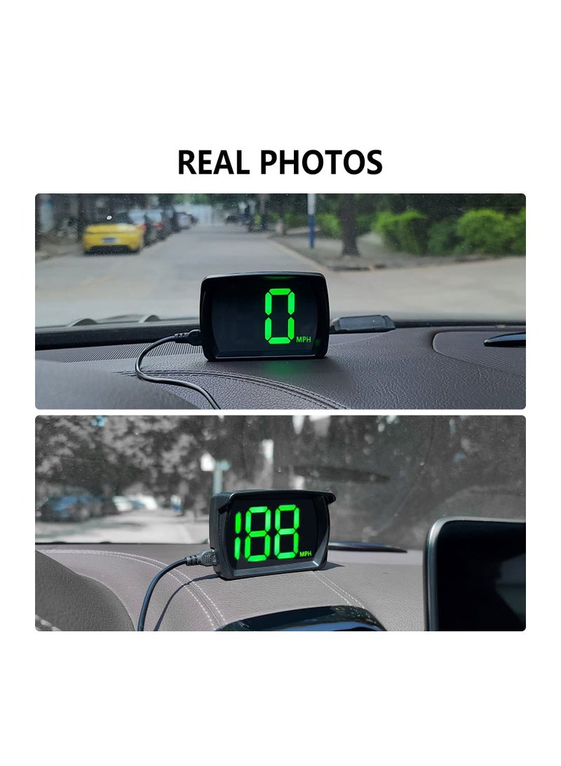 SYOSI Universal HUD Head Up Display GPS Digital Speedometer - Image 4