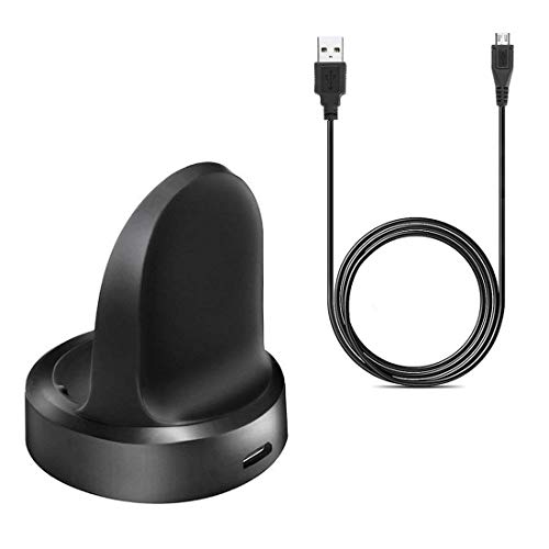 EMallee Galaxy Watch Charger 42mm 46mm, Replacement Charging Dock Cradle for Samsung Galaxy Smart Watch SM-R800 SM-R810 SM-R815 Gear S2 S3 Sport - Image 1