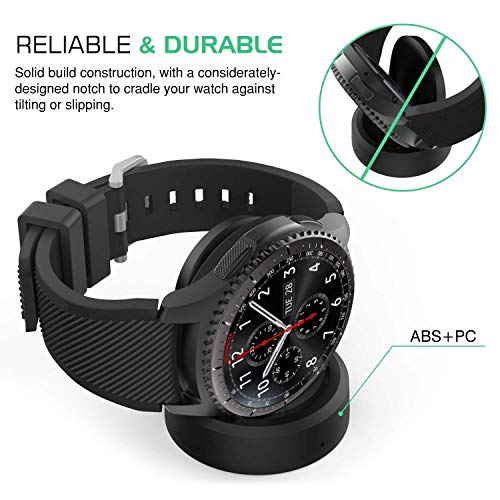 EMallee Galaxy Watch Charger 42mm 46mm, Replacement Charging Dock Cradle for Samsung Galaxy Smart Watch SM-R800 SM-R810 SM-R815 Gear S2 S3 Sport - Image 4